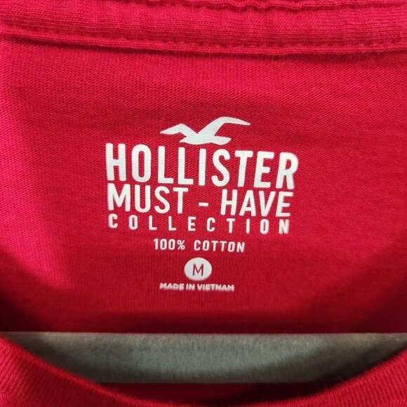 Hollister men's Must Have‎ Collection T-shirt in Red - Size Medium - Picture 4 of 6
